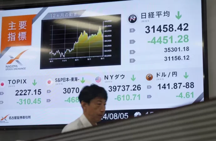 Caída histórica del Nikkei: Fin del carry trade del yen sacude mercados globales