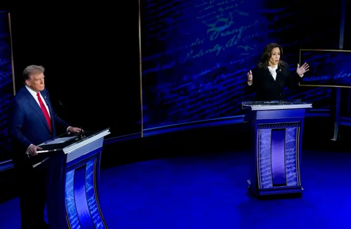 Las teorías más disparatadas de Donald Trump en su debate con Kamala Harris